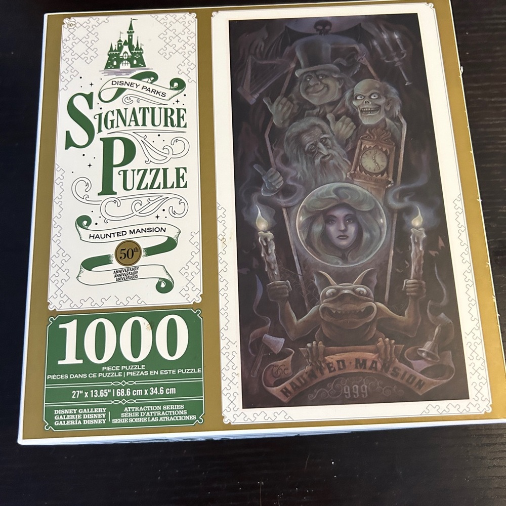 Disney Gallery Haunted Mansion 50th Anniversary Signature Puzzle 1000 Pcs
